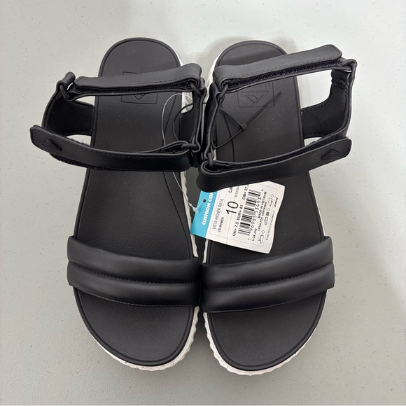 Reef Vista Higher Raya Black Platform Women's Sandals NWT Size 10 Strappy - Picture 3 of 9